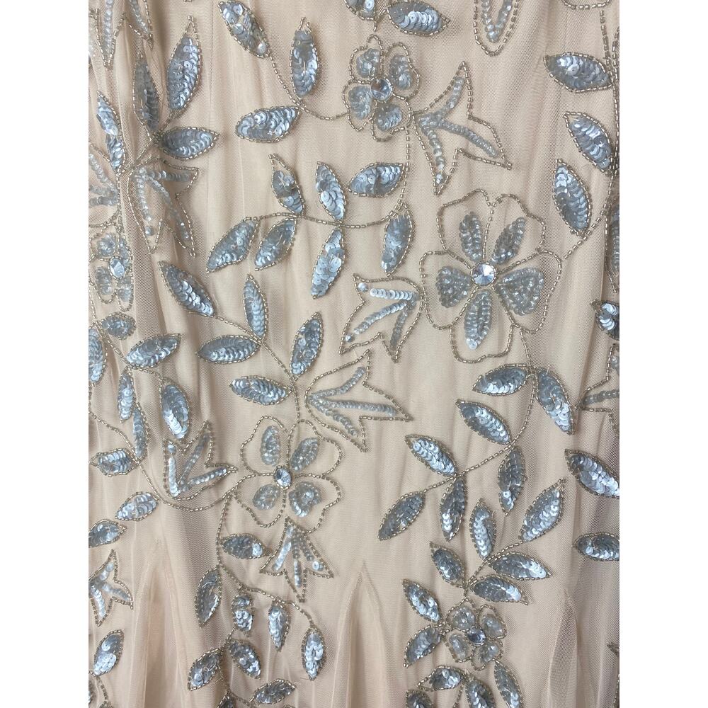 NWT ADRIANNA PAPELL DRESS GOWN MOTHER OF THE BRIDE FORMAL EVENING WEDDING GUEST - Picture 9 of 16